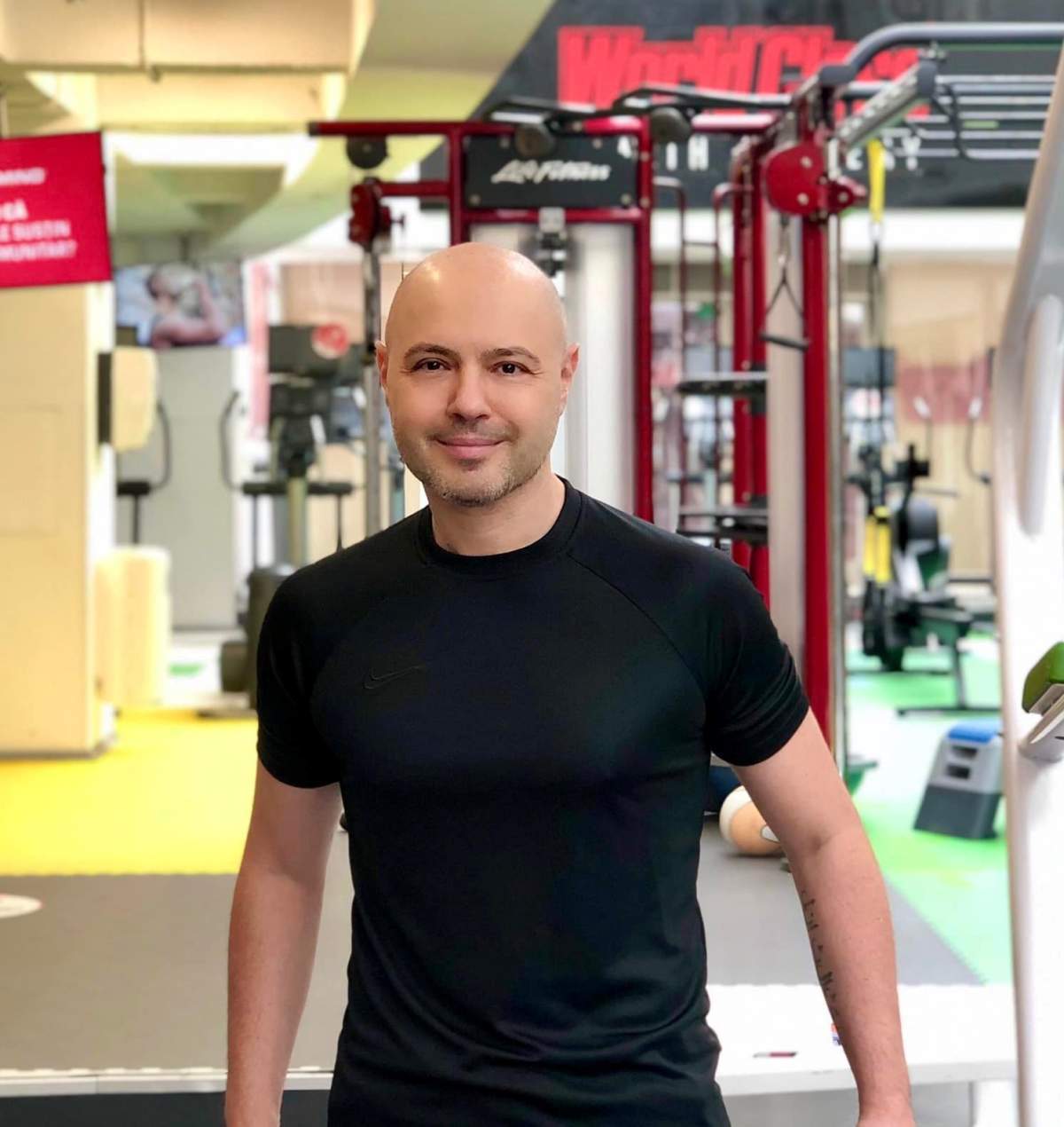 Mihai Mitoșeru, la sală