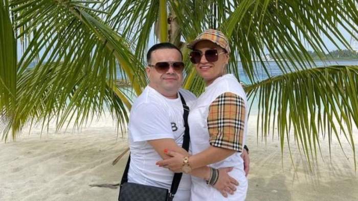 Adrian Minune și soția sa