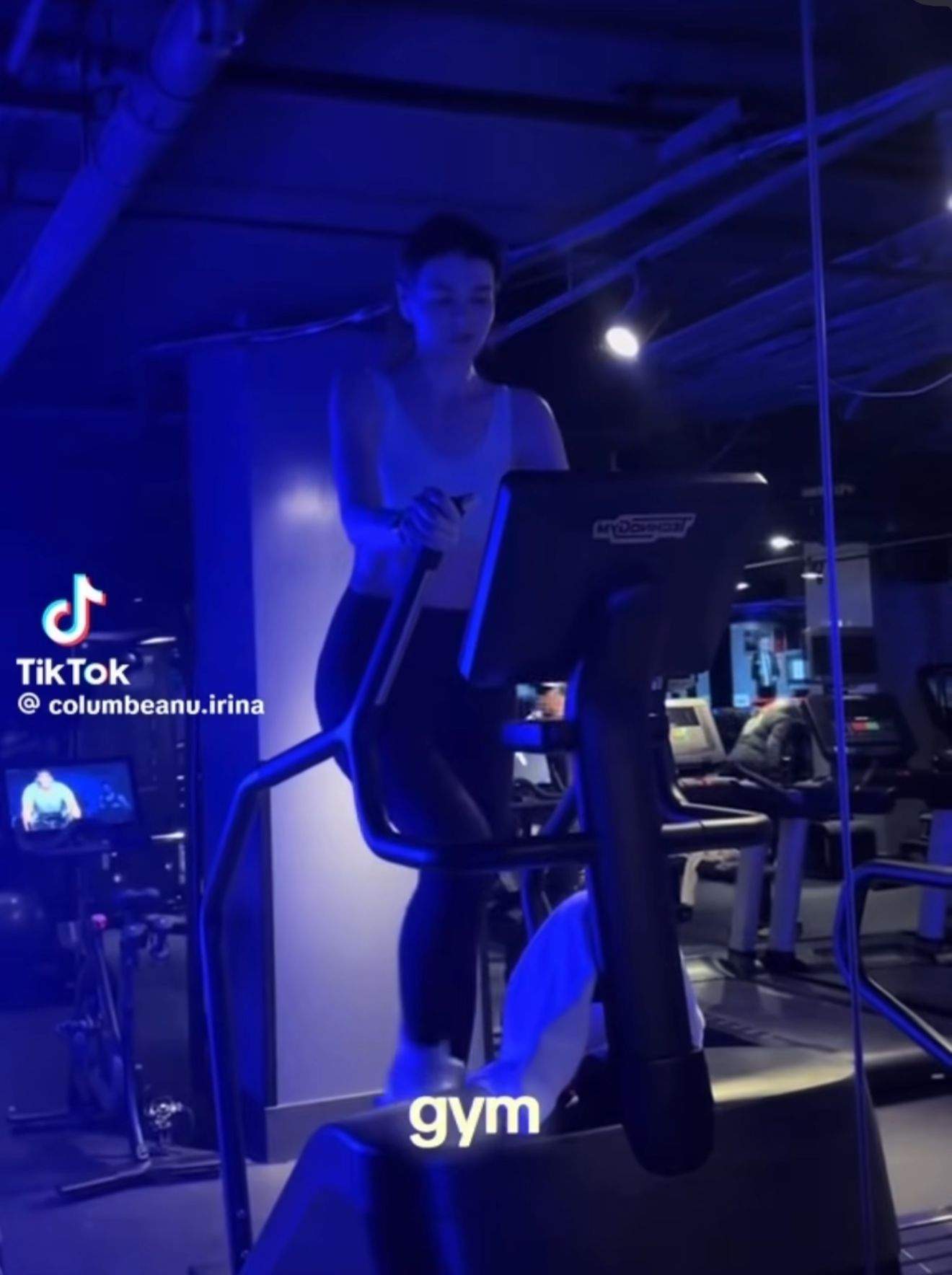 Monica Gabor, la sală