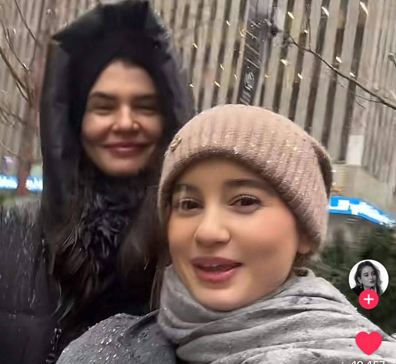Irina Columbeanu și Monica Gabor, în New York