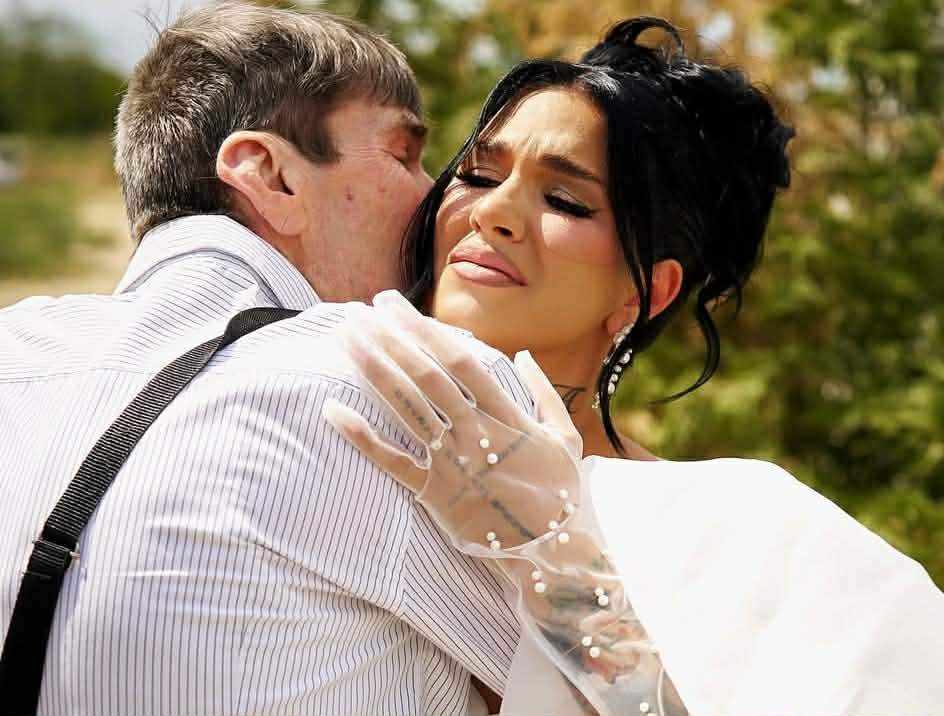 Larisa Mârtan și tatăl ei