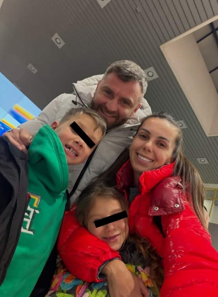 georgiana lobont cu sotul si cei doi copii