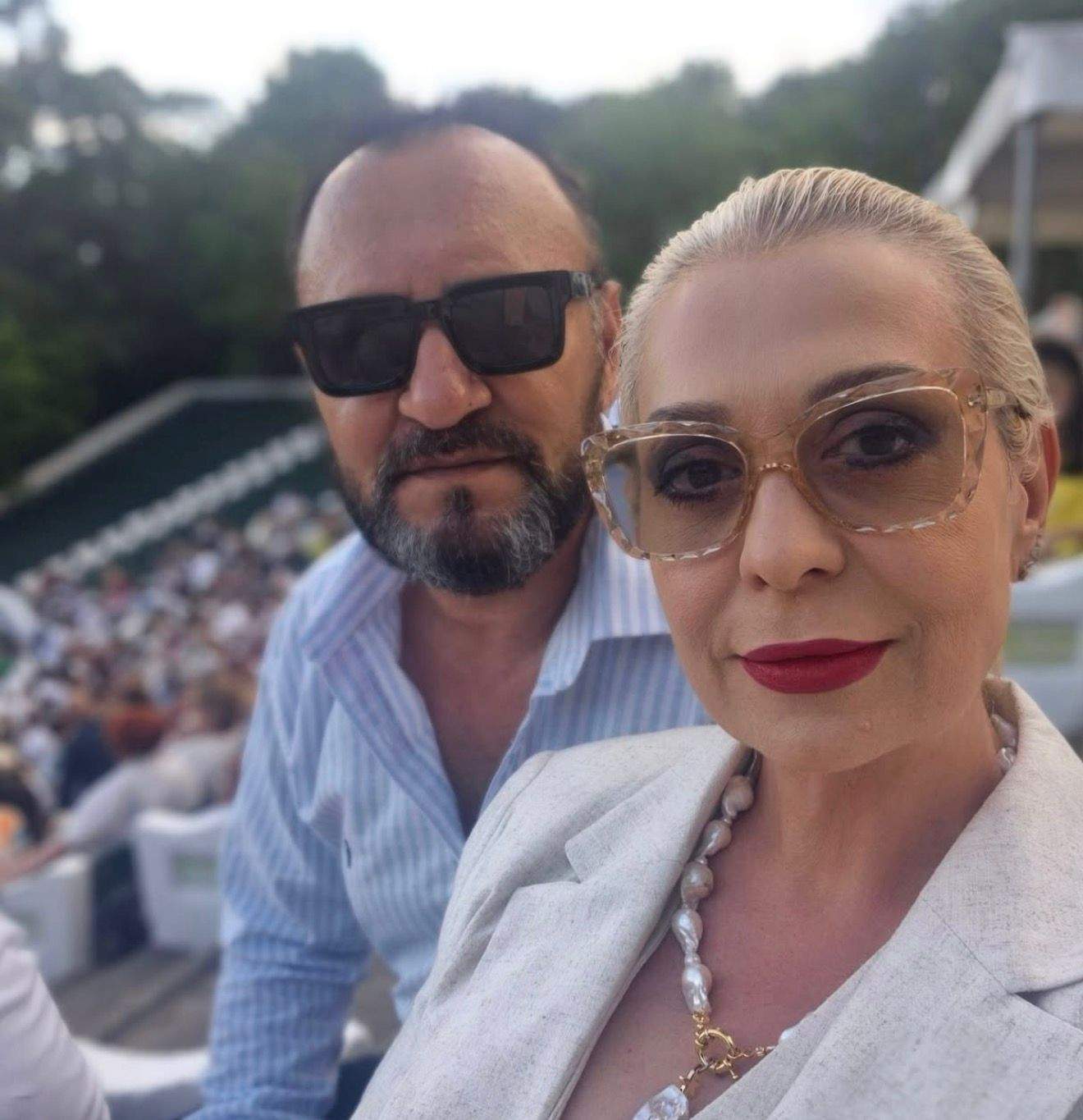 Monica Anghel și soțul ei