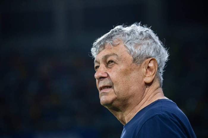 Mircea Lucescu, la stadion