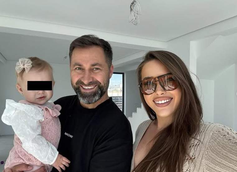 iustina si cornel impreuna cu fiica lor