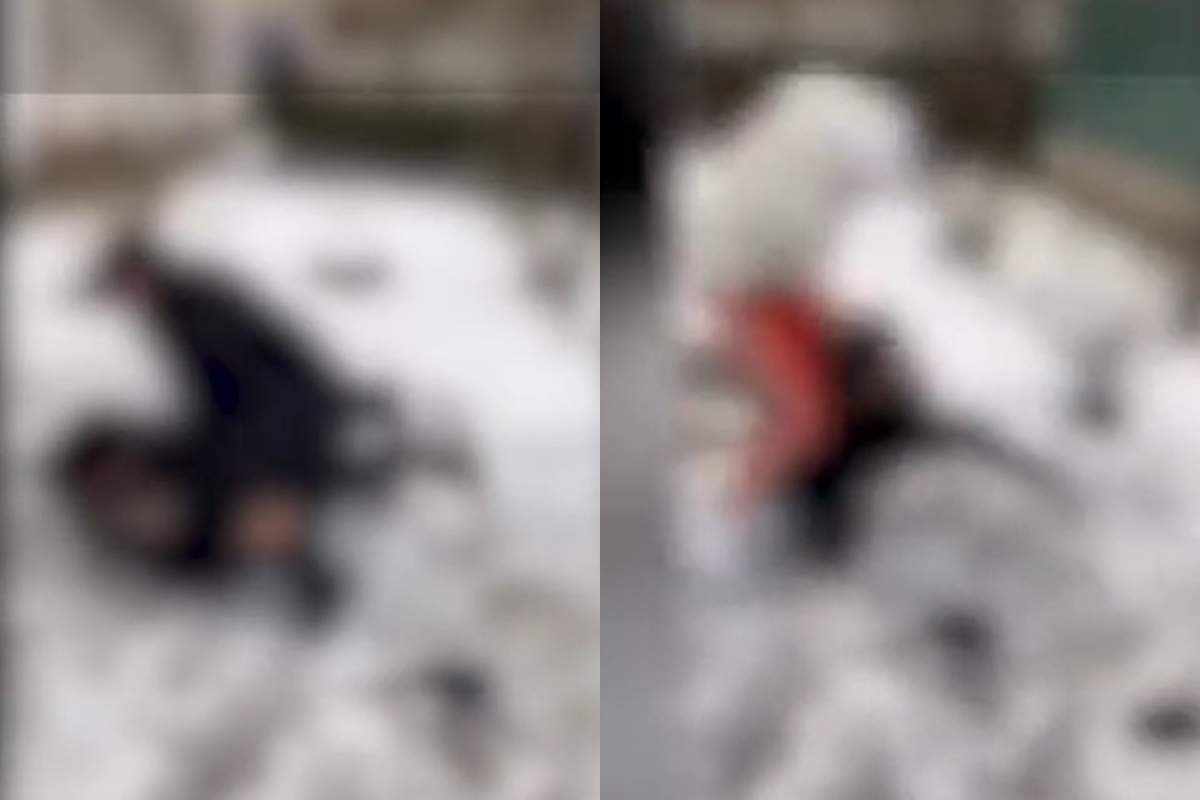 Un adolescent a fost snopit în bătaie de mai mulți băieți, lângă un liceu din Argeș. Totul a fost filmat