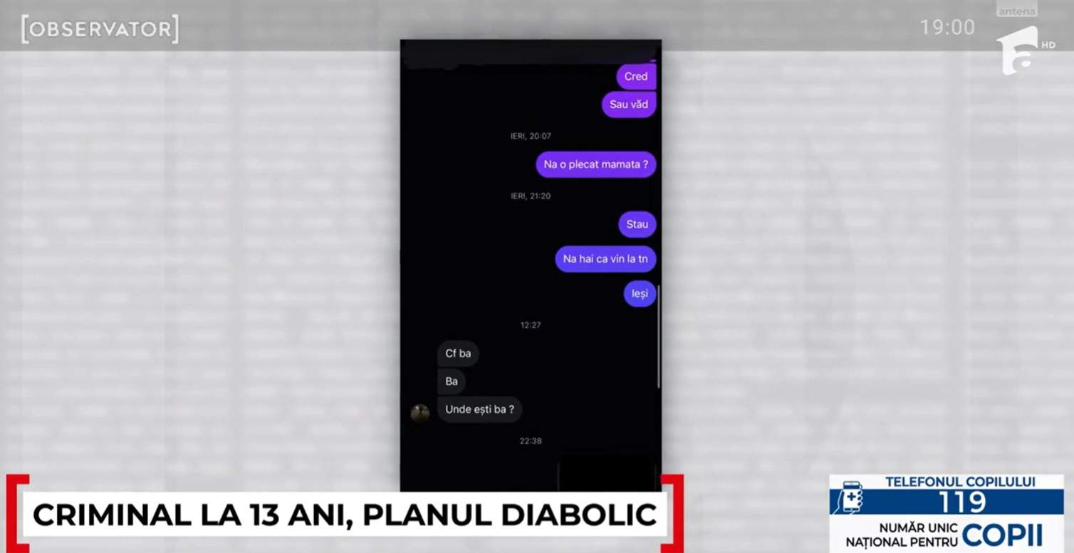 schimb de mesaje între Mario Berinde și ucigaș