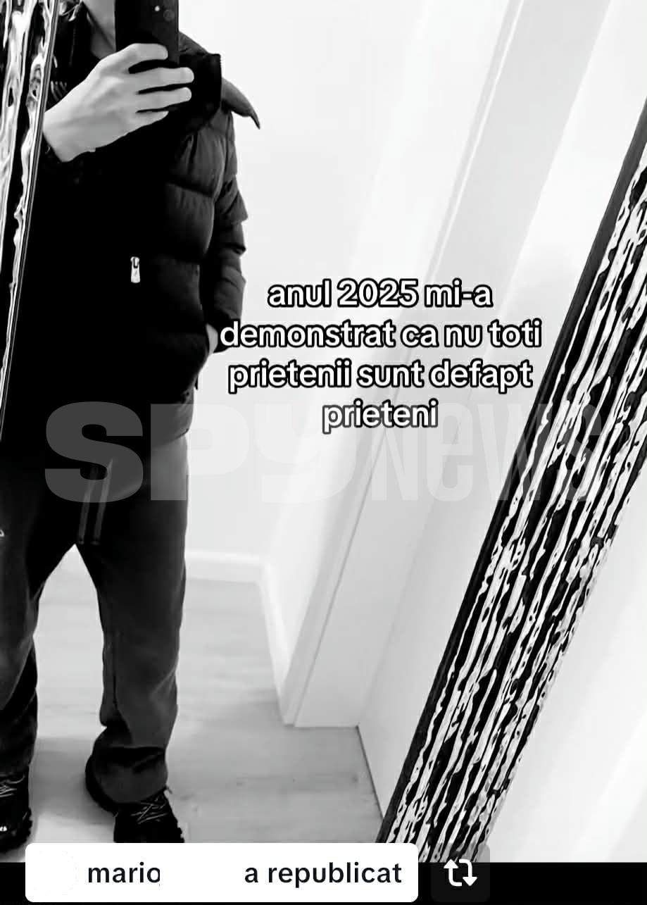 Mario ar fi încercat să trimită un mesaj prin postările sale! Trecea printr-o mare dezamăgire: ”Nimic nu rămâne neplătit”