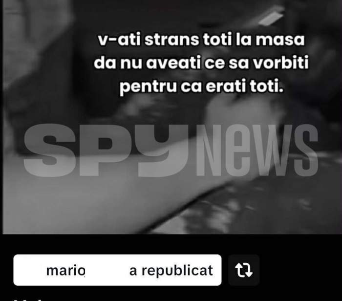 Mario ar fi încercat să trimită un mesaj prin postările sale! Trecea printr-o mare dezamăgire: ”Nimic nu rămâne neplătit”