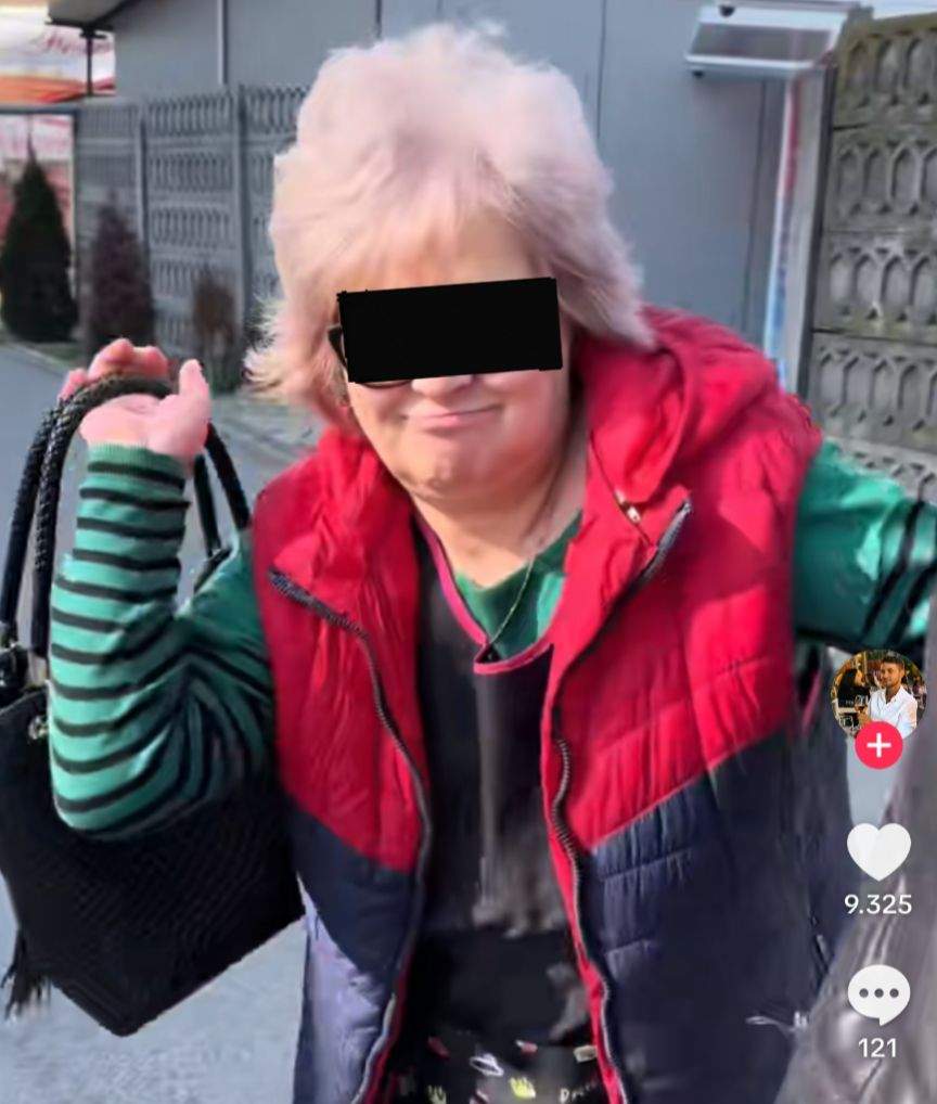 Bunica lui Mario Berinde și angajatorul ei care a filmat-o