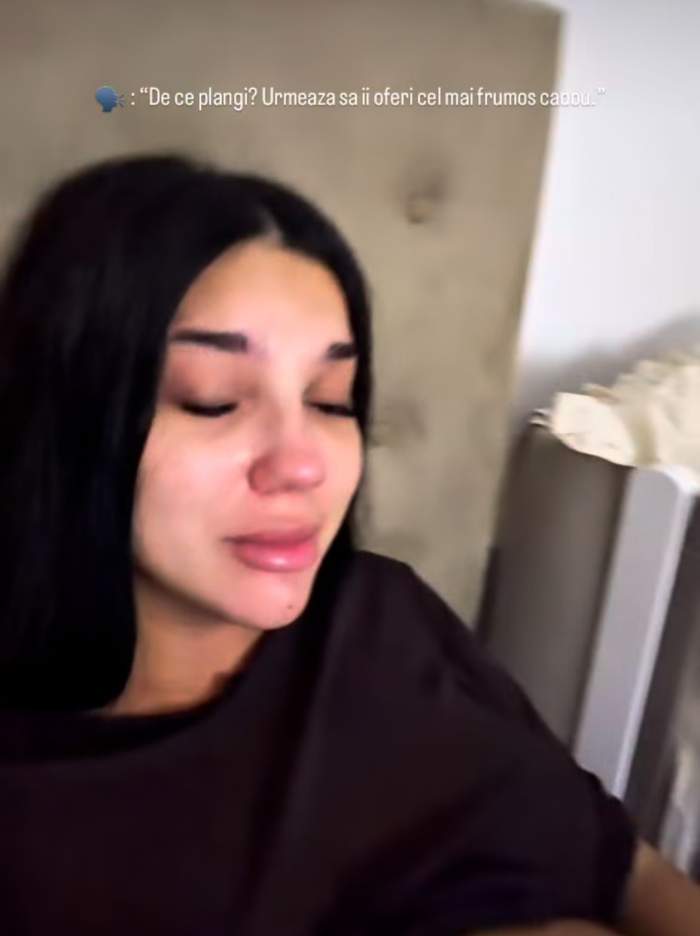 Larisa Udilă, într-un clip video, pe Instagram