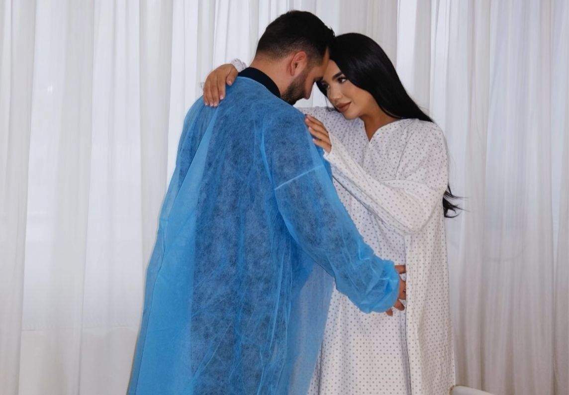 Larisa Udilă și soțul ei, în spital