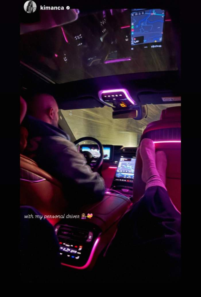 Anca și Alex Bodi, în mașină