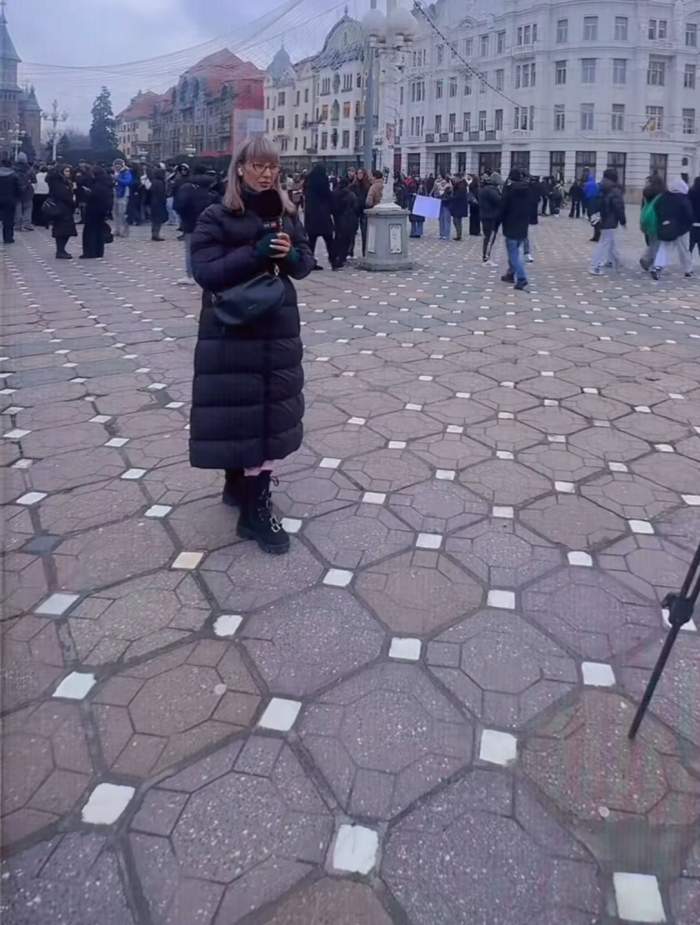 Dana Roba, la protest