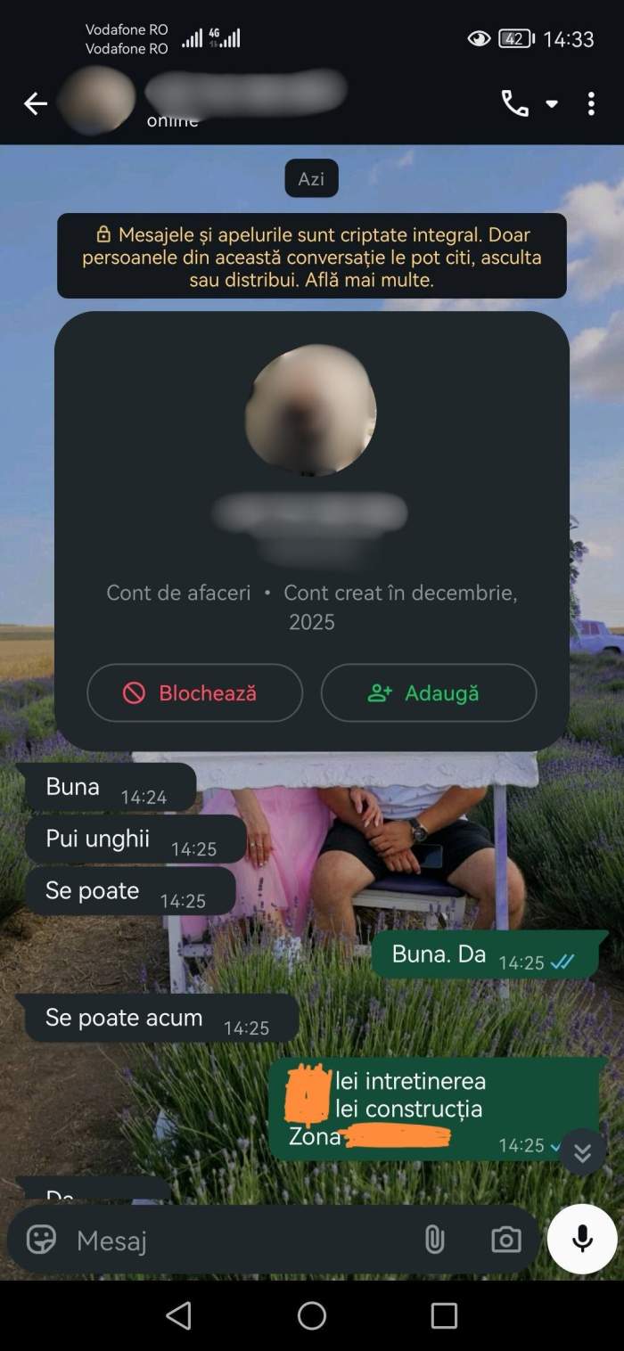 Mesajele dintre cele două