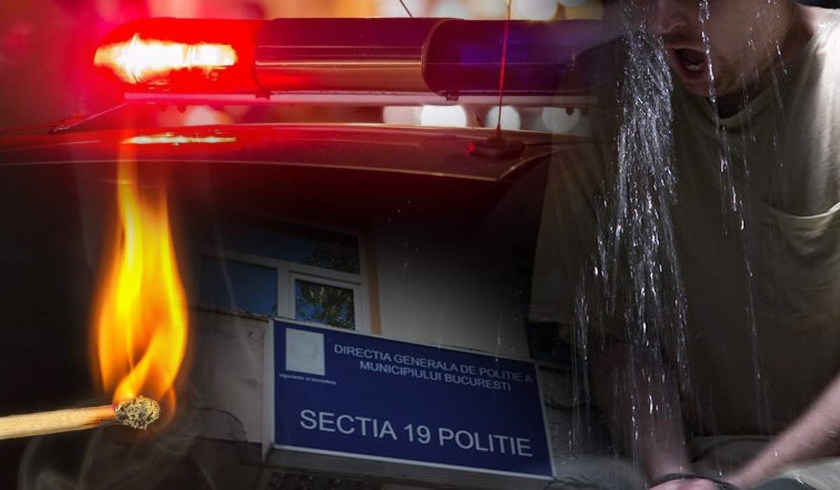 Alertă în Poliția Capitalei, după ce un bărbat a amenințat că-și dă foc la Secția 19 | Cum a izbucnit scandalul!