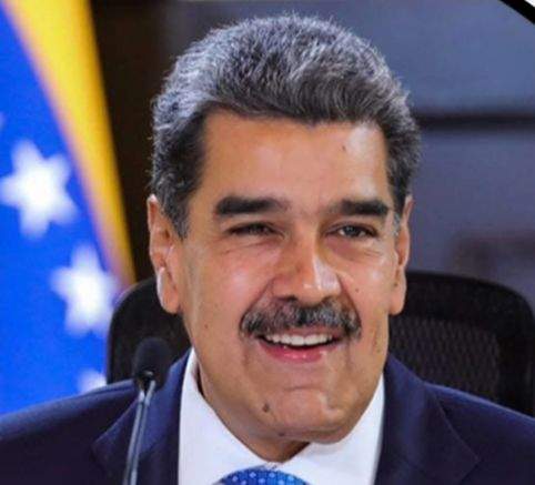Foto cu Nicolas Maduro