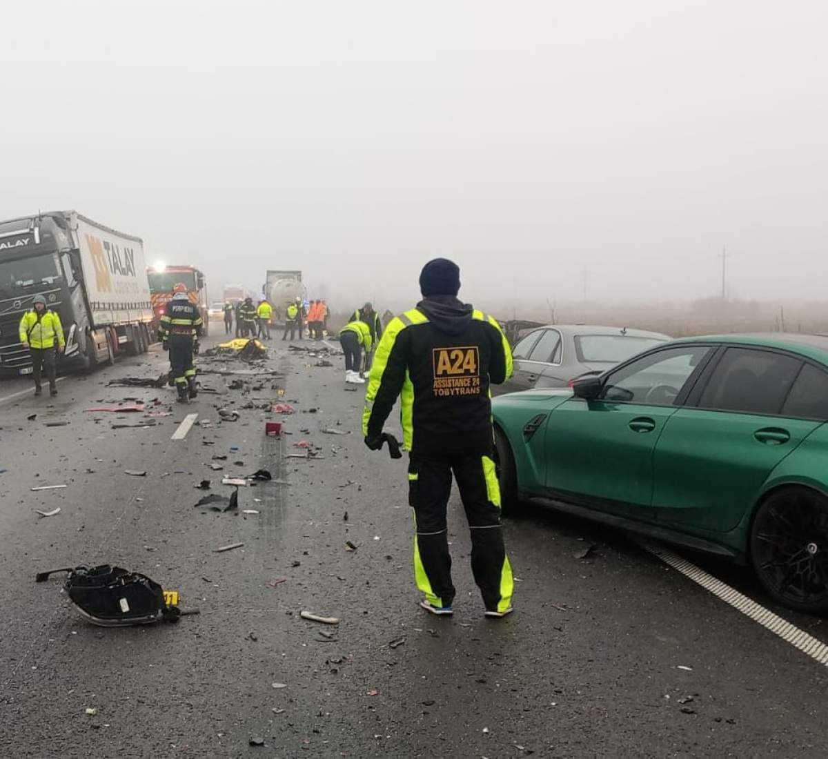 Imaginea dezastrului din accidentul din Timiș