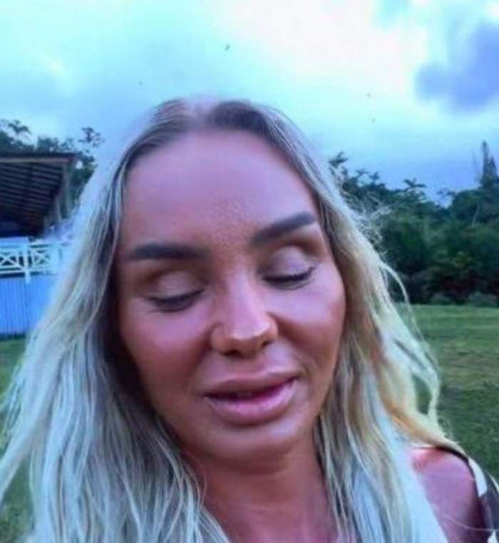 Maria Constantin, cu fața arsă