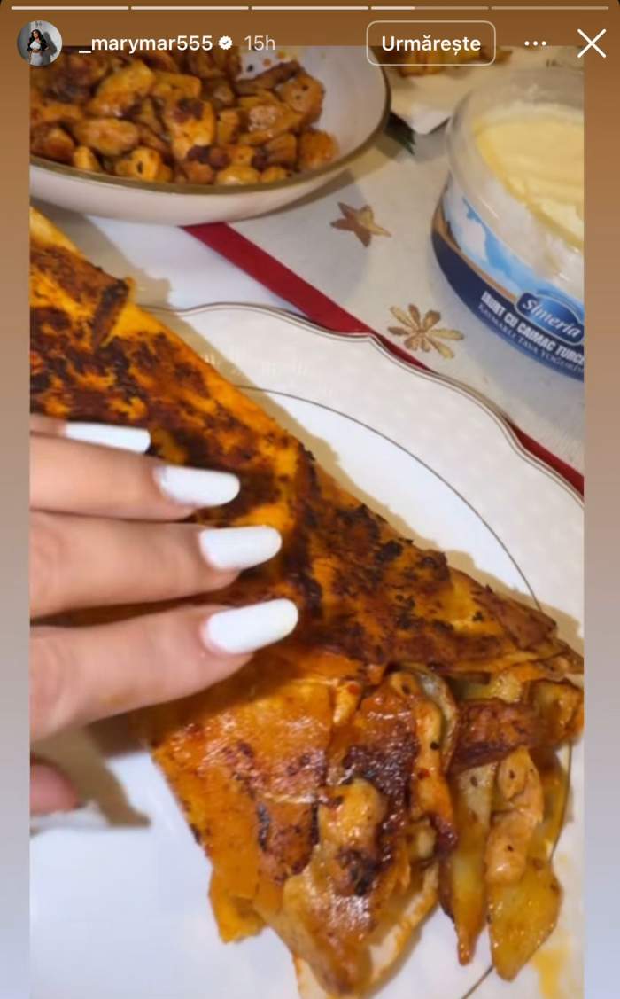 Alina Marymar a gătit shaorma pentru Tzancă Uraganu