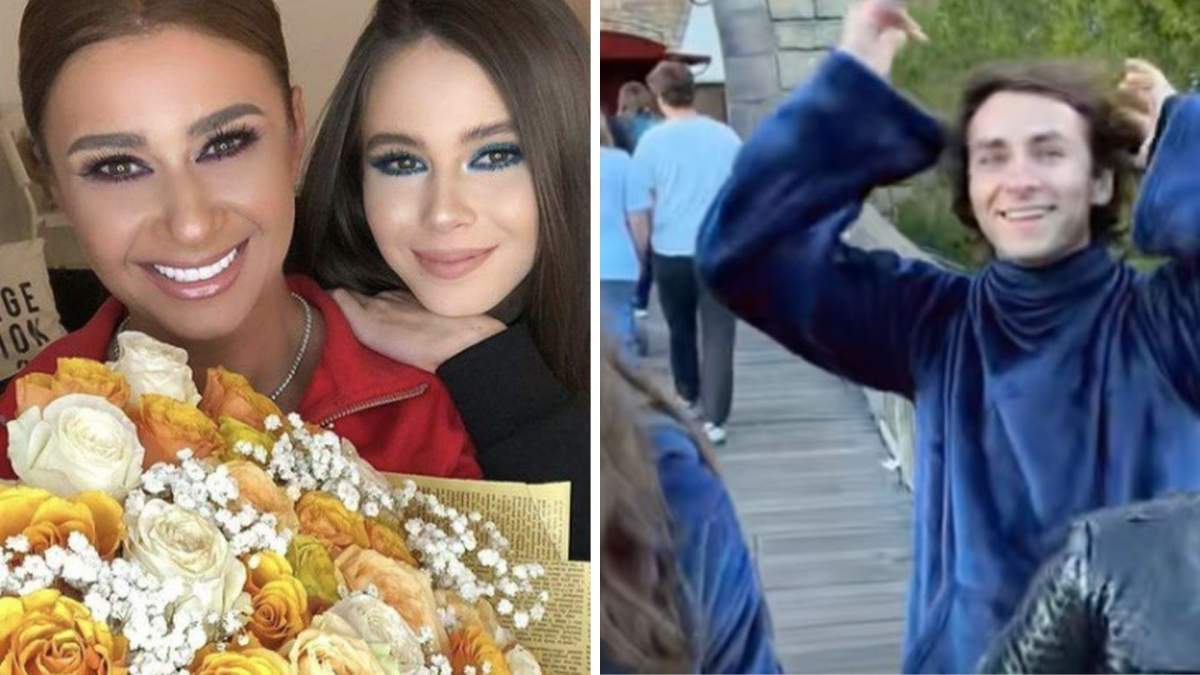 Colaj foto cu Anamaria Prodan, Rebecca Dumitrescu și iubitul tinerei