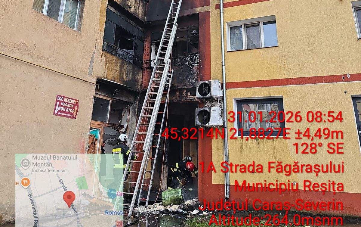 Incendiul a fost lichidat