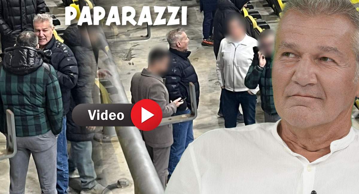 Dan Bittman, apariție rară pe stadion! Artistul a demonstrat că este lipsit de fițe! Cu cine s-a afișat când nu știa că este filmat