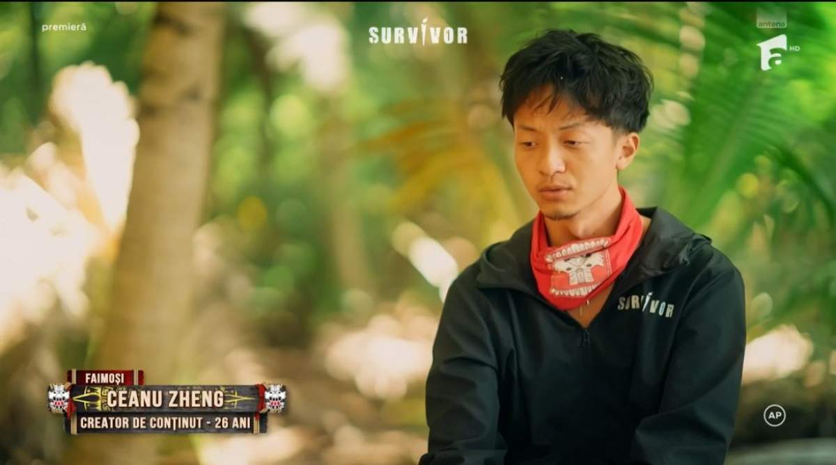 Ceanu Zheng, supărat la Survivor