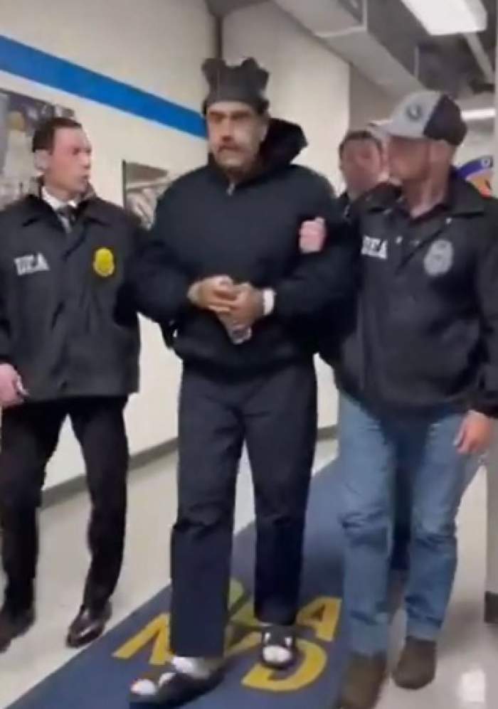 Nicolas Maduro, încătușat