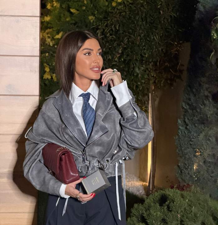 Ilinca Vandici, îmbrăcată casual