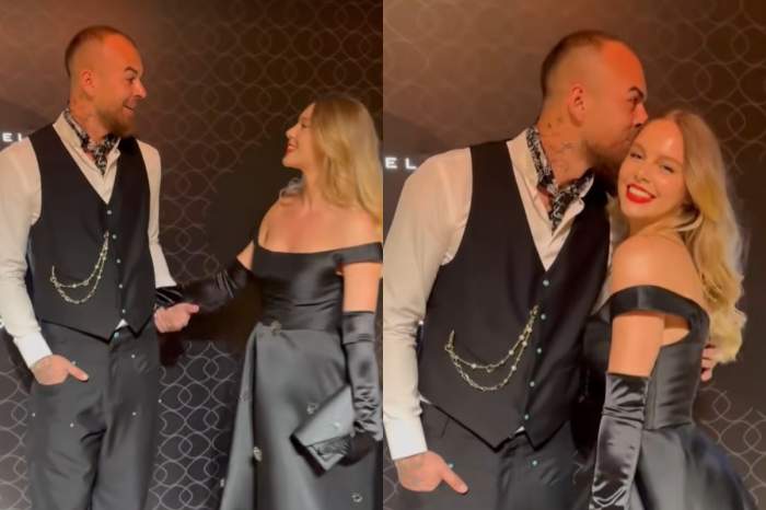 Cât de îndrăgostit e Denis Alibec! Fotbalistul o soarbe din priviri pe iubita lui