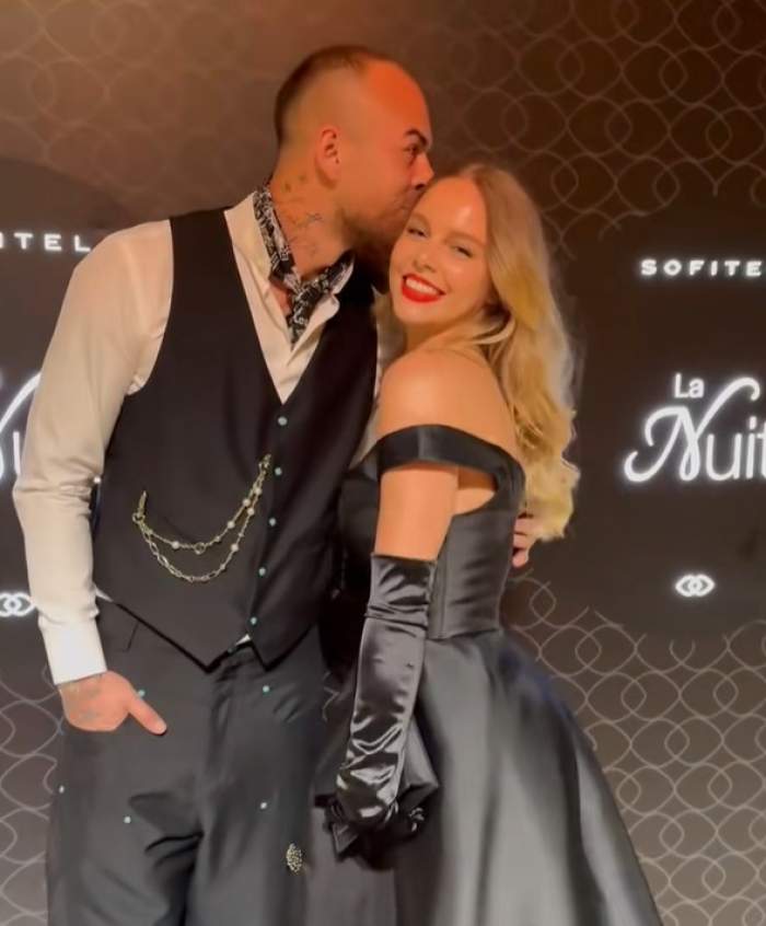 Cât de îndrăgostit e Denis Alibec! Fotbalistul o soarbe din priviri pe iubita lui