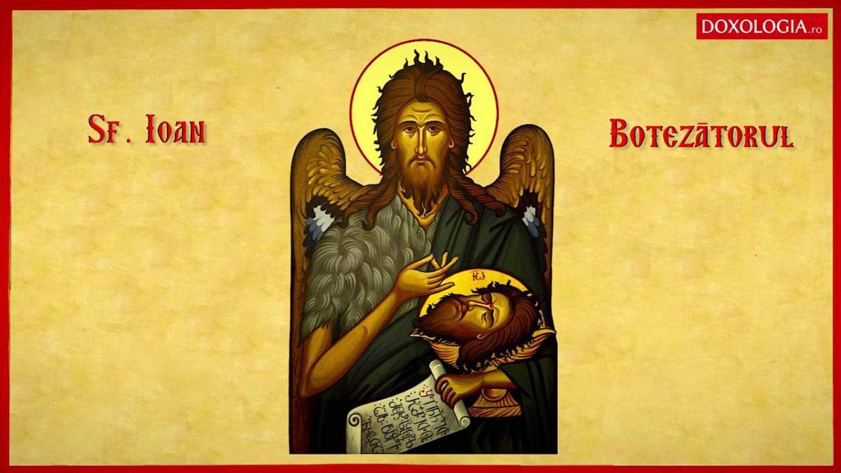 Icoană cu Sfântul Ioan Botezătorul