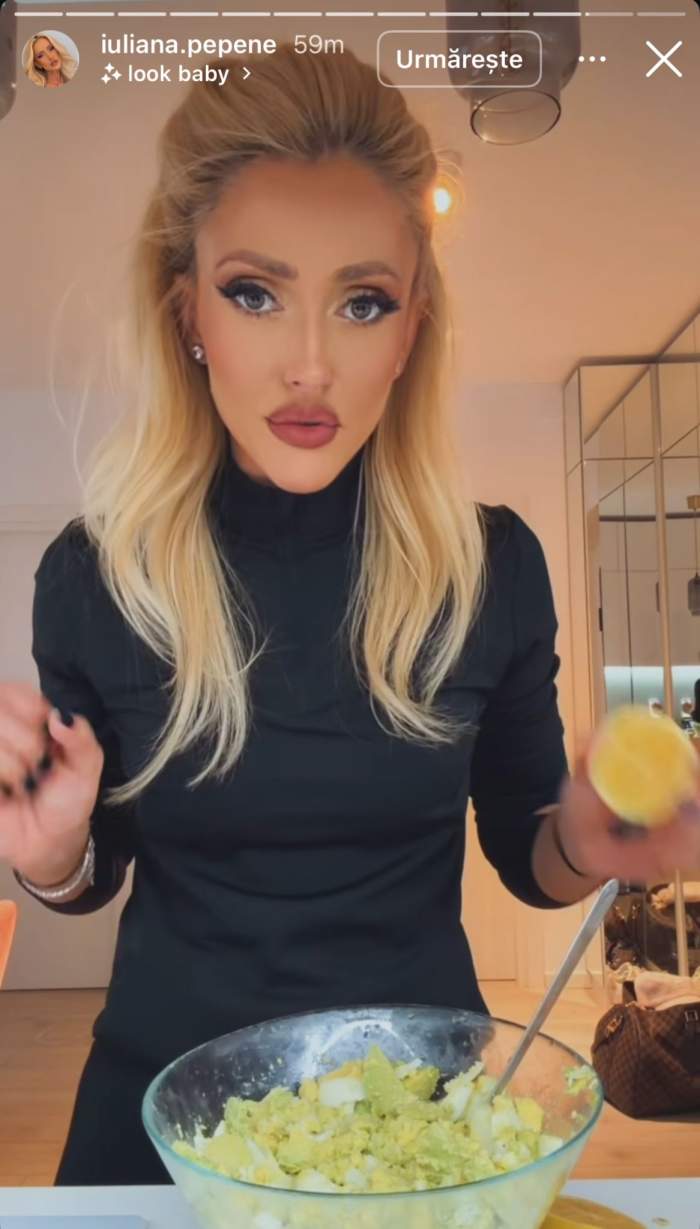Iuliana Pepene, gătind