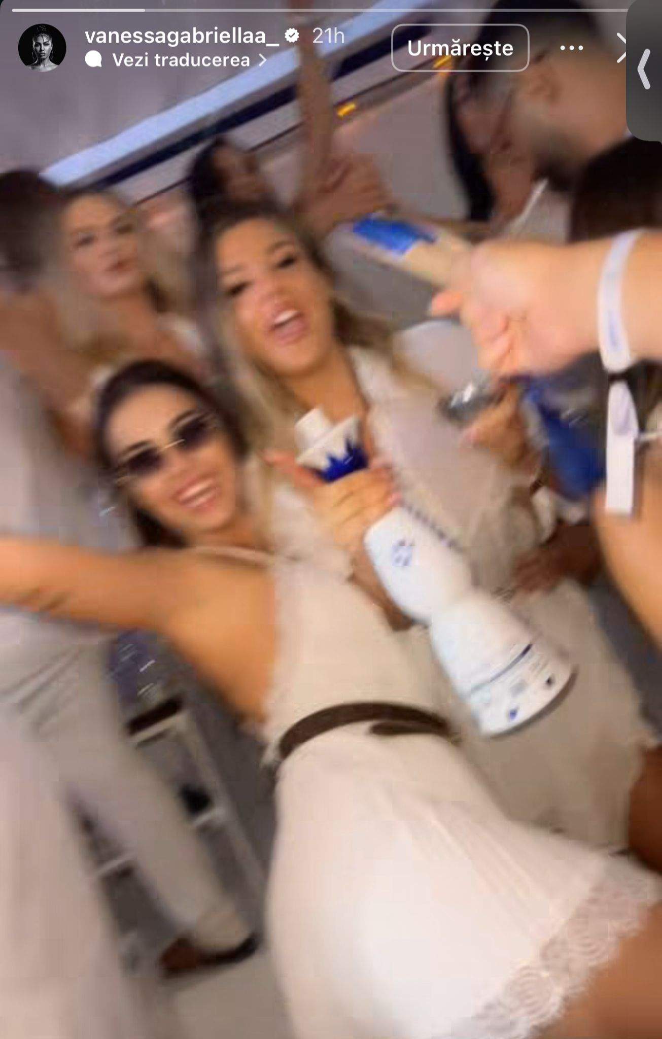 Vanessa, la o petrecere