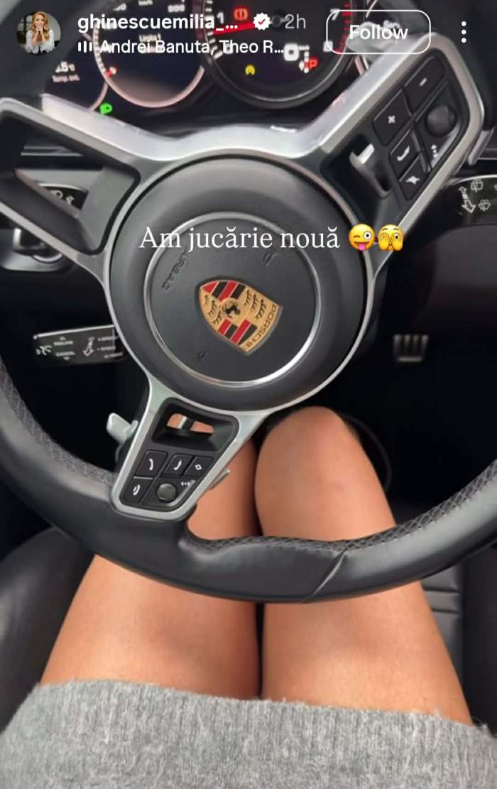 mașina Emiliei Ghinescu