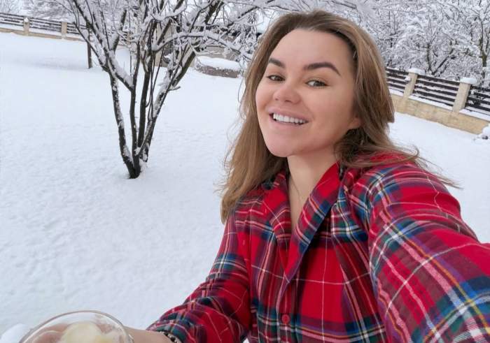 Carmen de la Sălciua, în zăpadă