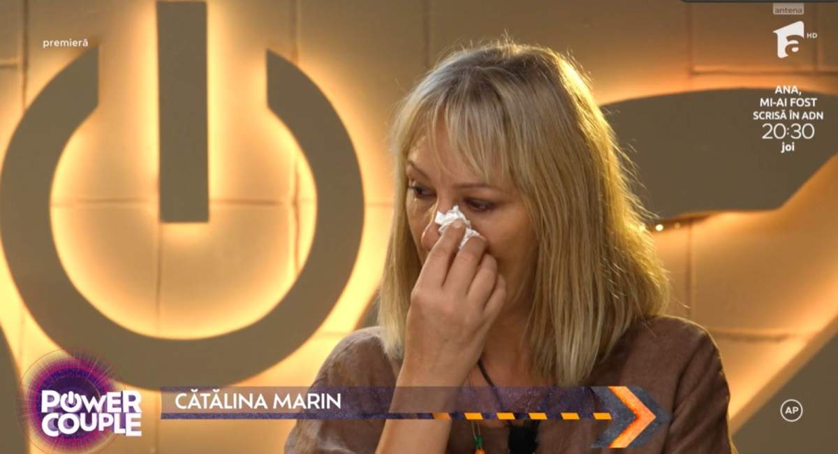 Cătălina Marin plânge