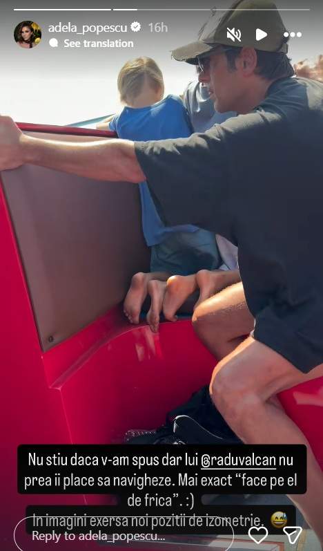 Ce frică are Radu Vâlcan. Soția lui, Adela Popescu, l-a dat de gol: "Face pe el"