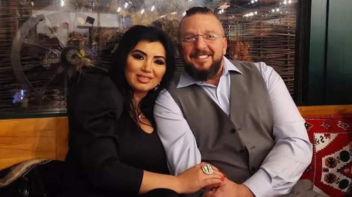 Adriana Bahmuțeanu, alături de soțul ei