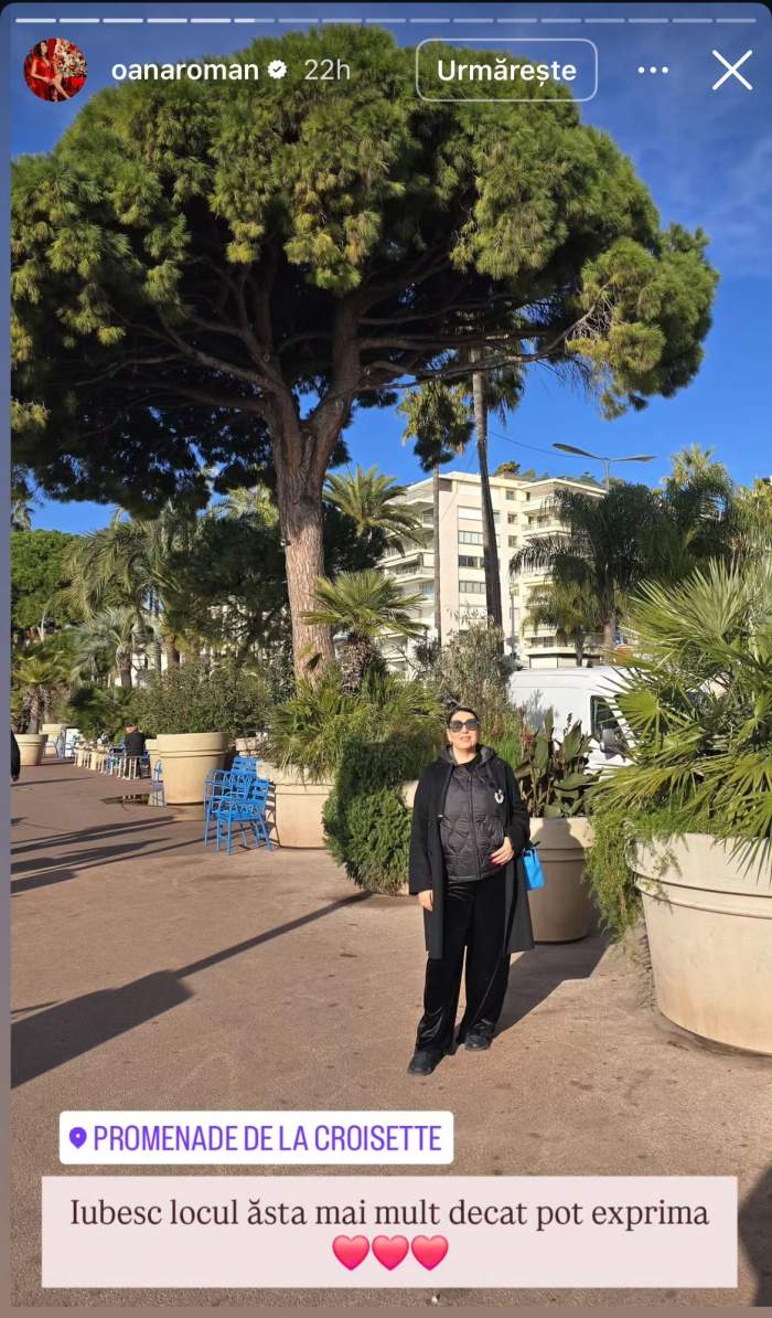 Oana Roman, în vacanță
