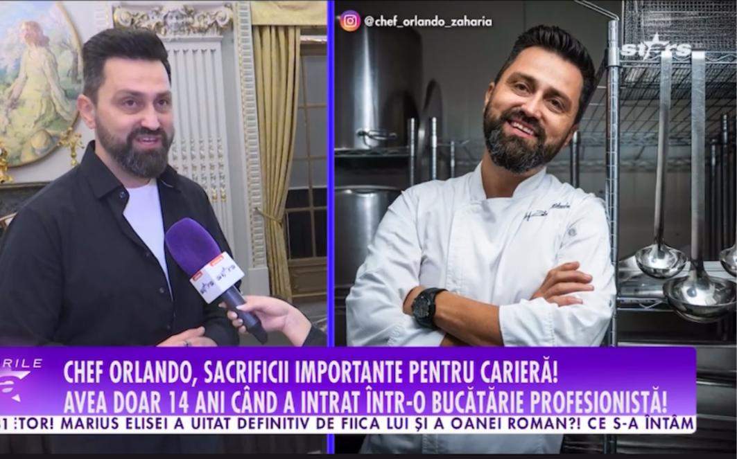 Chef Orlando Zaharia, interviu exclusiv