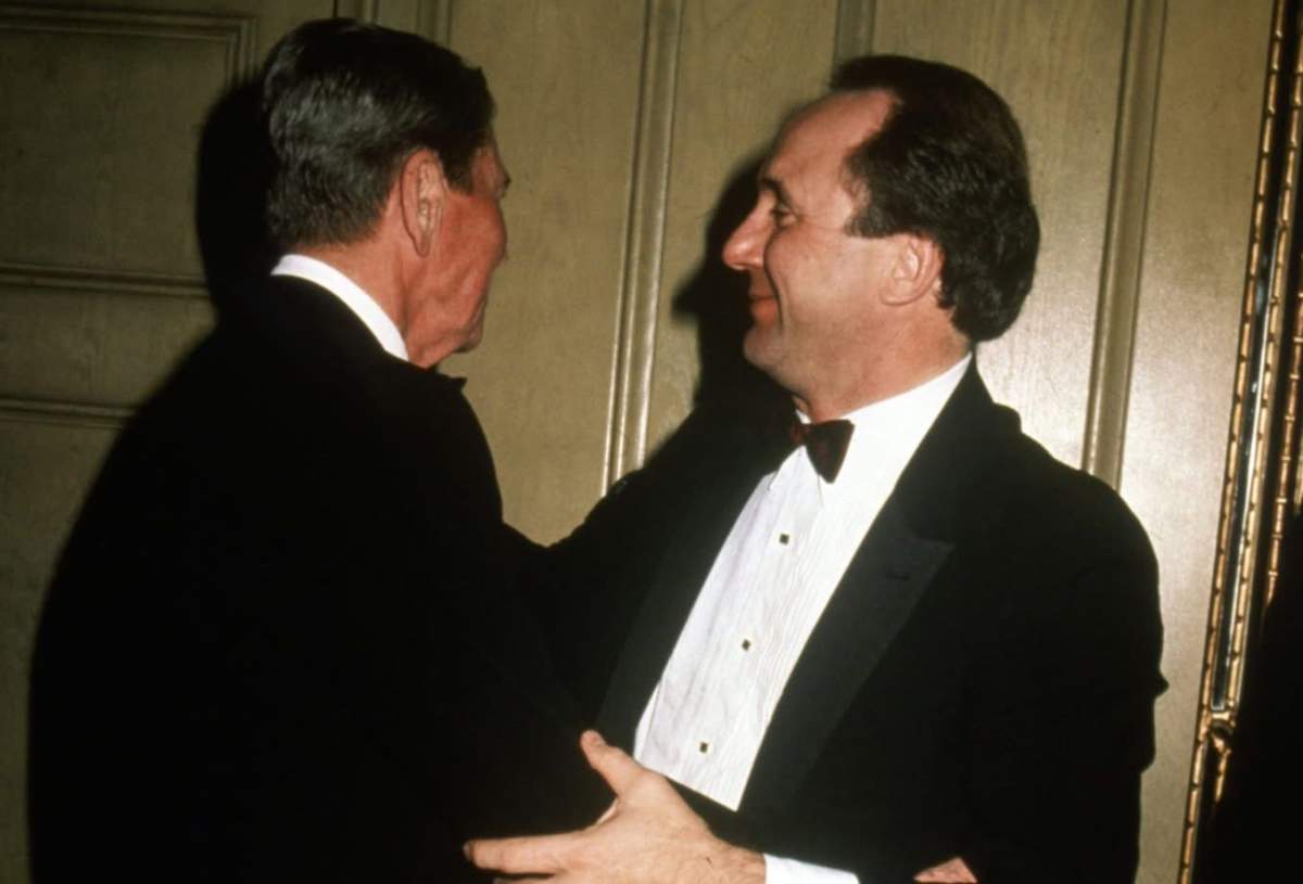 Michael Reagan, cu tatăl lui