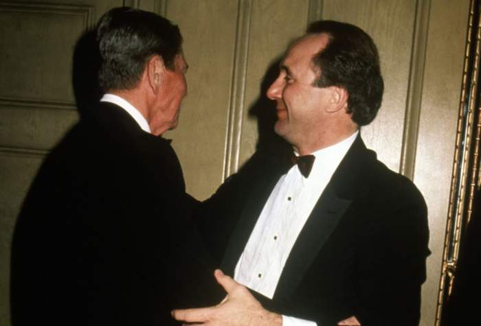 Michael Reagan, cu tatăl lui