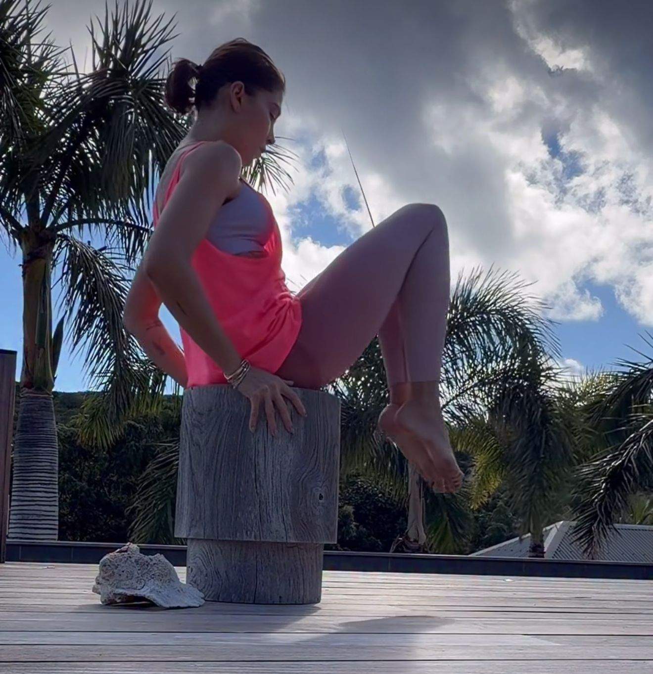 Alina Pușcaș se antrenează