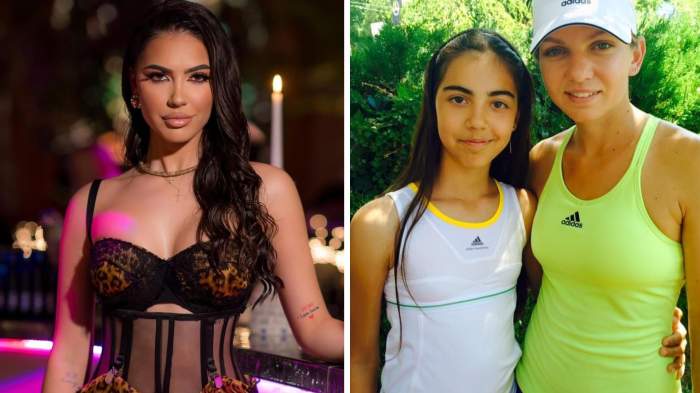 Colaj foto cu Vanessa de acum vs Vanessa când era copil