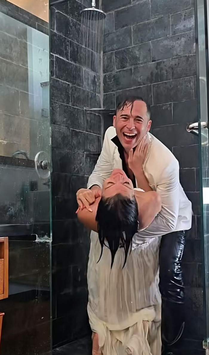 Dinu Maxer și Magdalena Chihaia, în ipostaze romantice