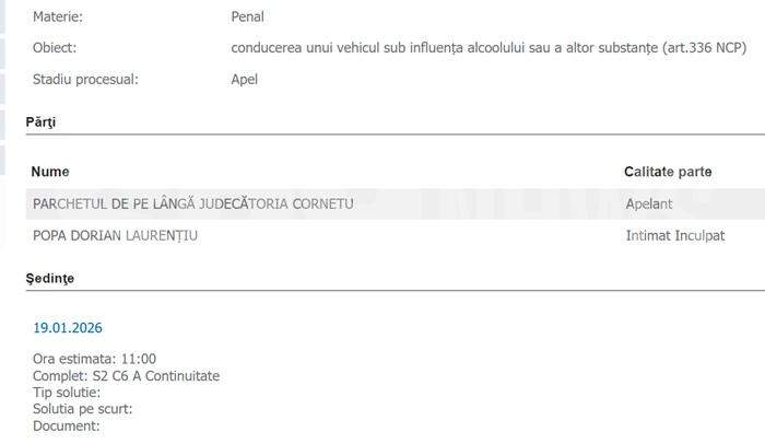 Dorian Popa nu scapă! Ce i se pregătește, în scandalul drogurilor!