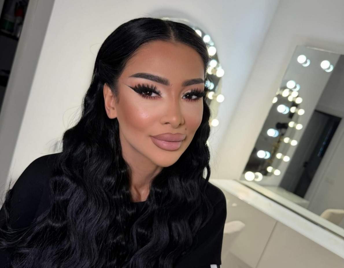 Cristina Pucean, machiată