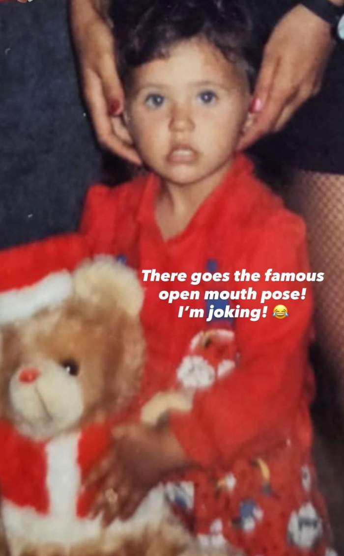 Antonia, când era copil